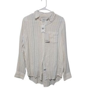 NWT Rails Charlie Merida Stripes Button Down Shirt SizeS